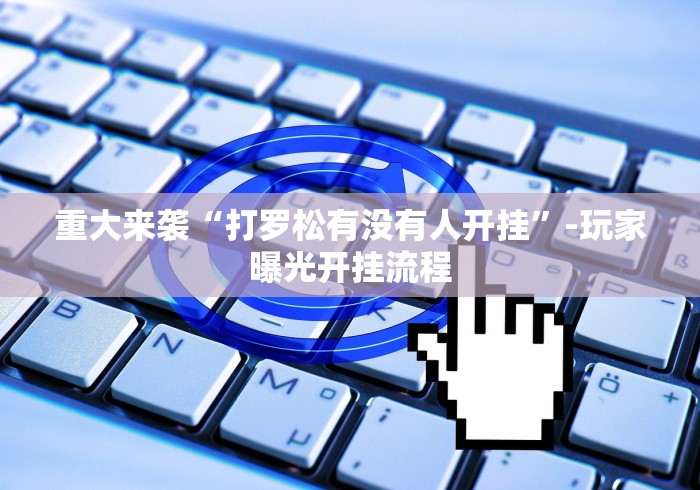 重大来袭“打罗松有没有人开挂”-玩家曝光开挂流程