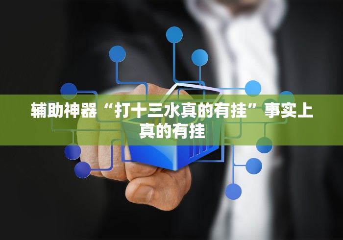 辅助神器“打十三水真的有挂”事实上真的有挂